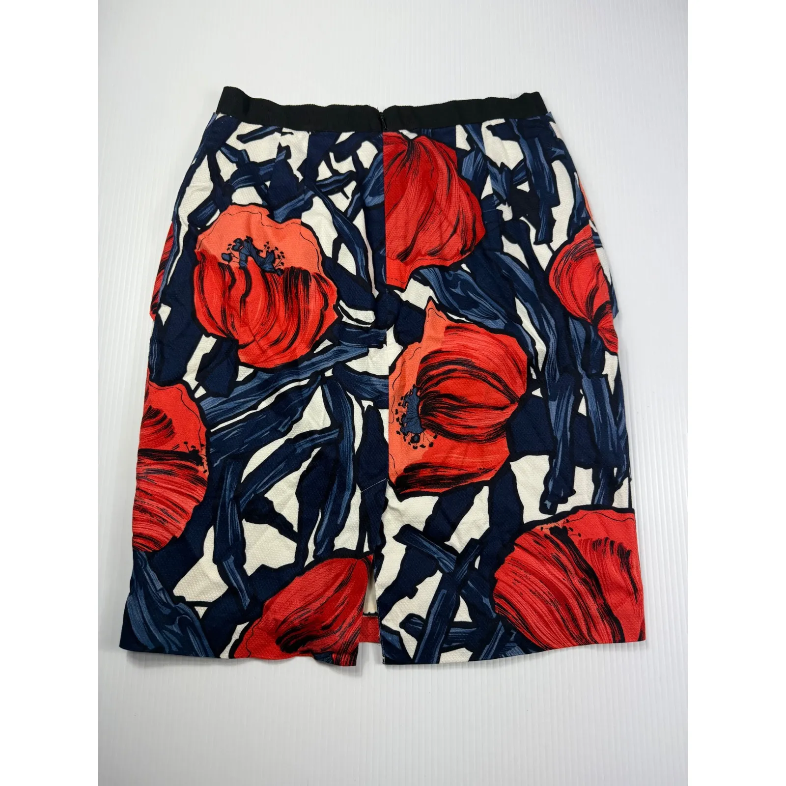 Anthopologie Moulinette Soeurs Floral‎ Pencil Skirt Tulip Print Size 10 - Image 5