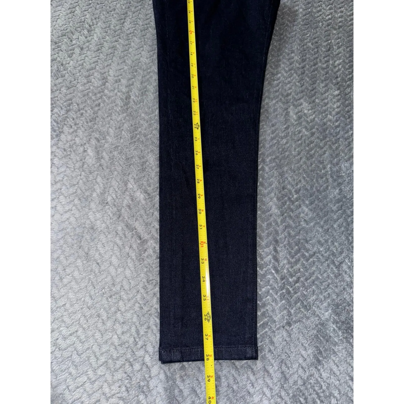 Express High Rise Skinny Jeans Dark Wash Denim Classic Style‎ Size 10 - Image 11