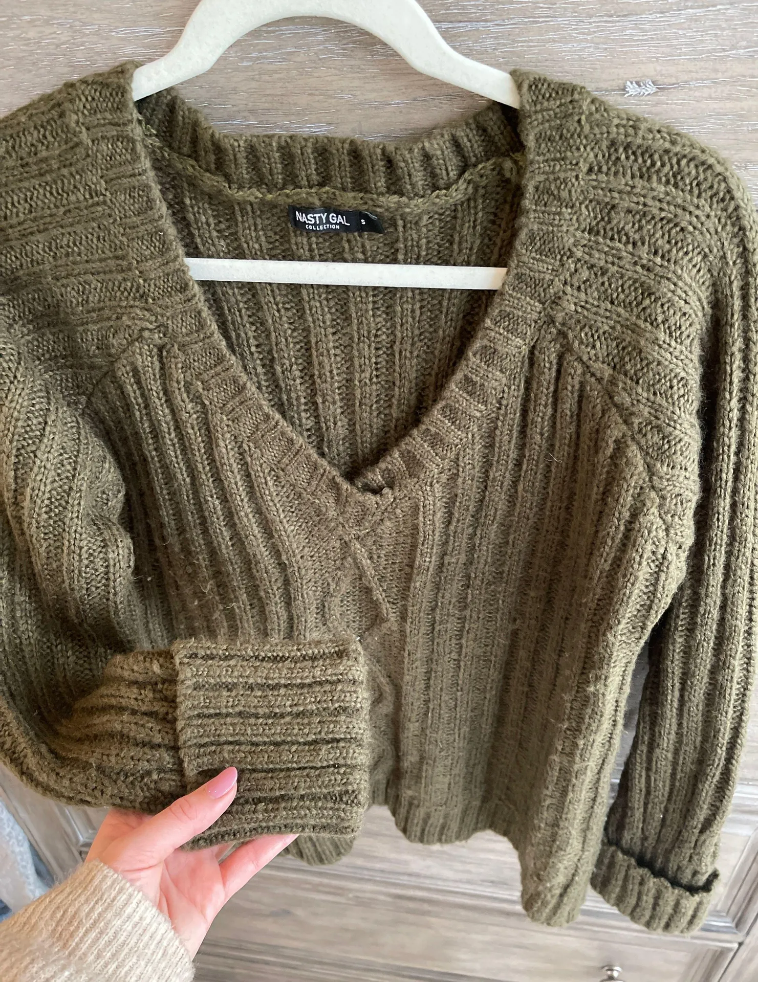 Oversized Knit Sweater - Image 2