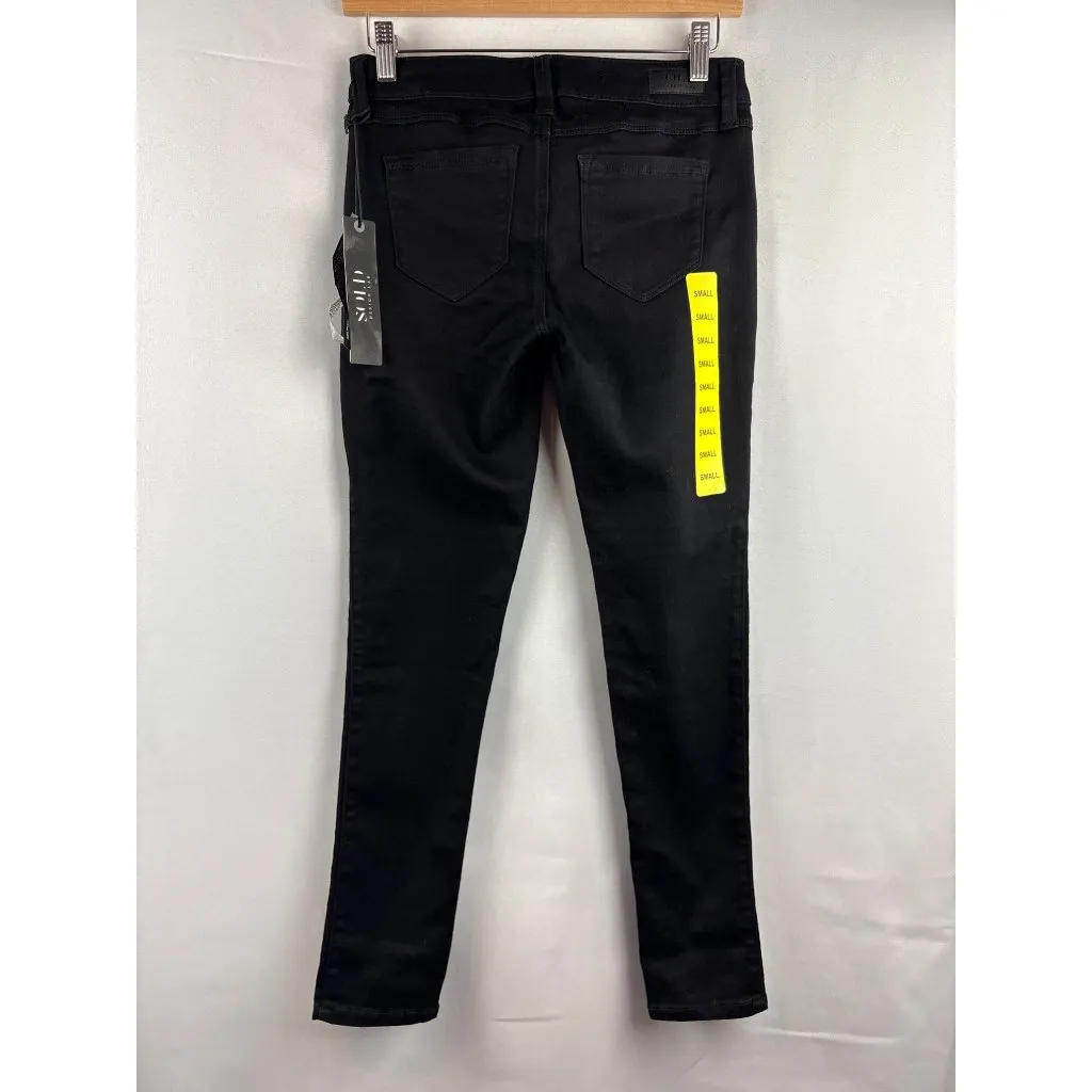 SDL360 By Sold Design Lab No Zip Super Skinny Black Pants S - Image 6