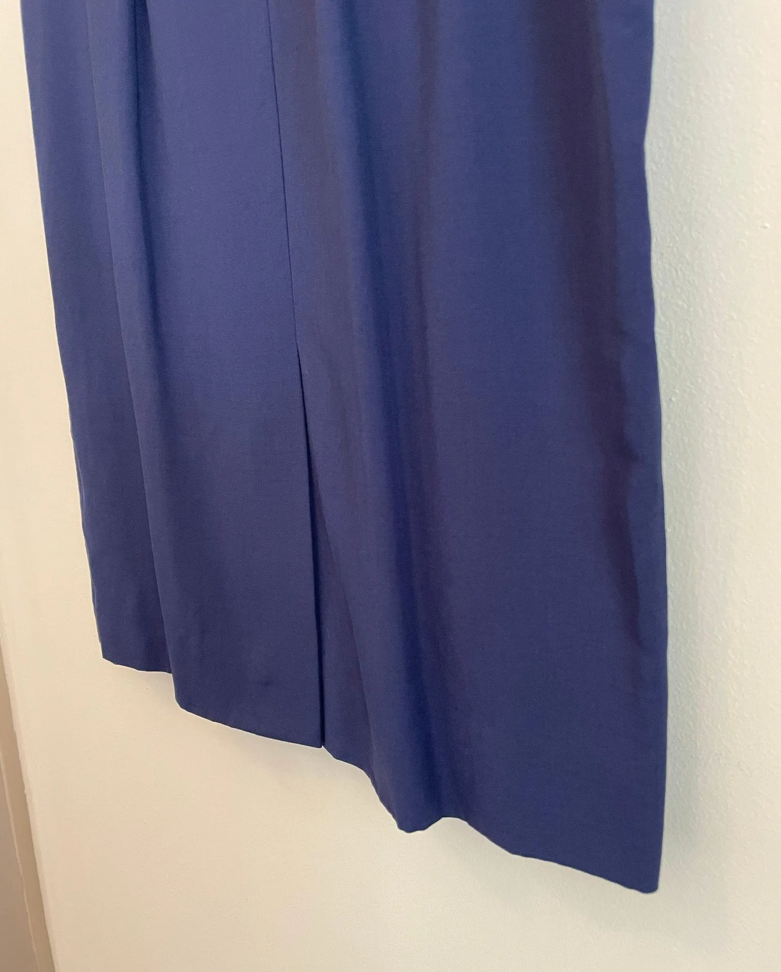 JH Collectibles dead stock rayon linen pencil skirt blue Women’s size 0 small - Image 8