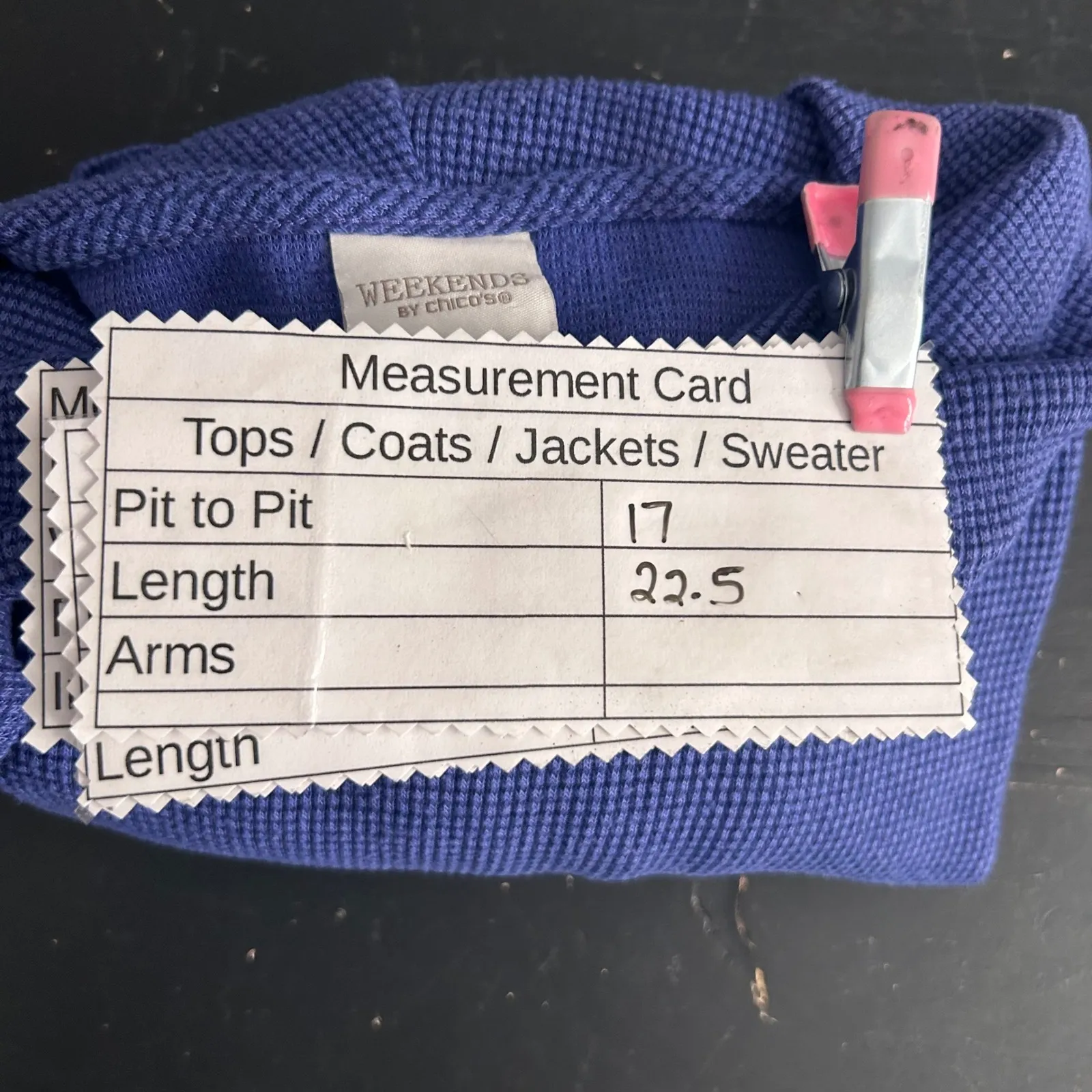 Chicos Womens‎ Sweater Size Medium or 0 Waffle Knit Cowl Neck Pullover - Image 5