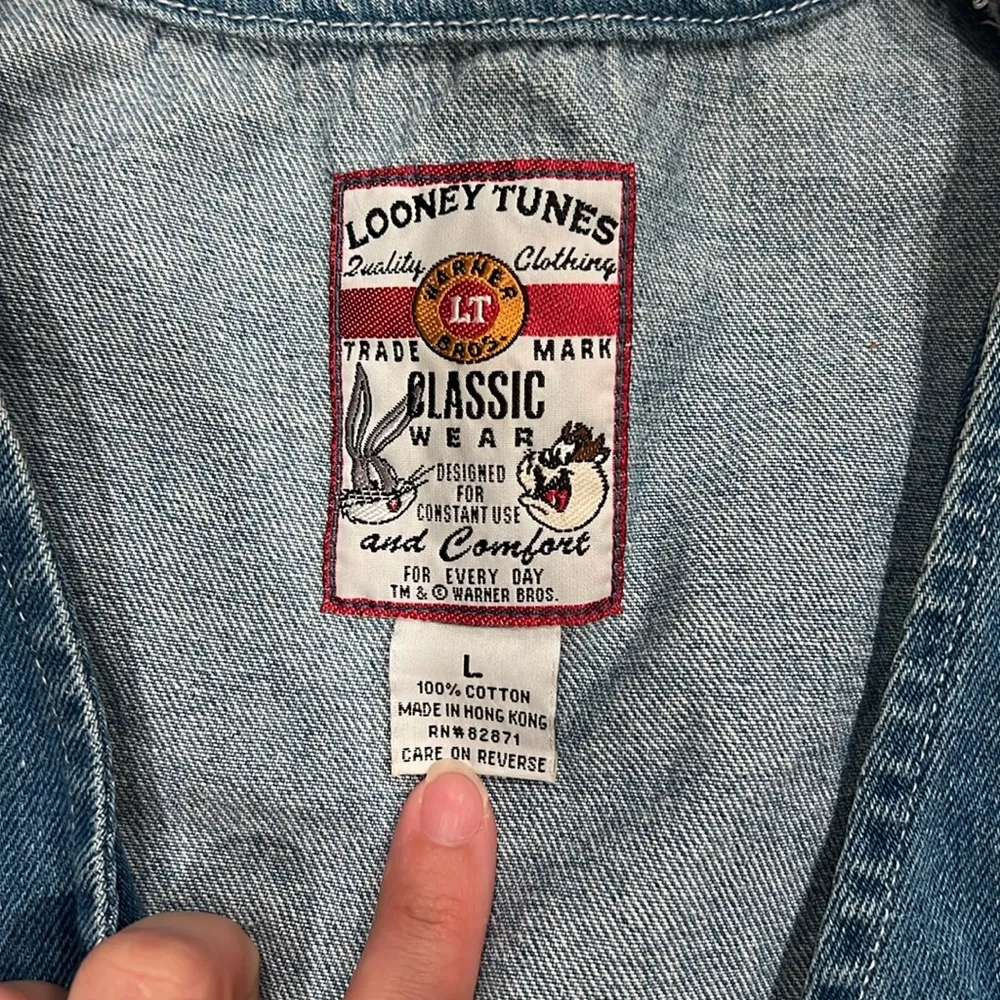 Vintage looney tunes jean vest - Image 5