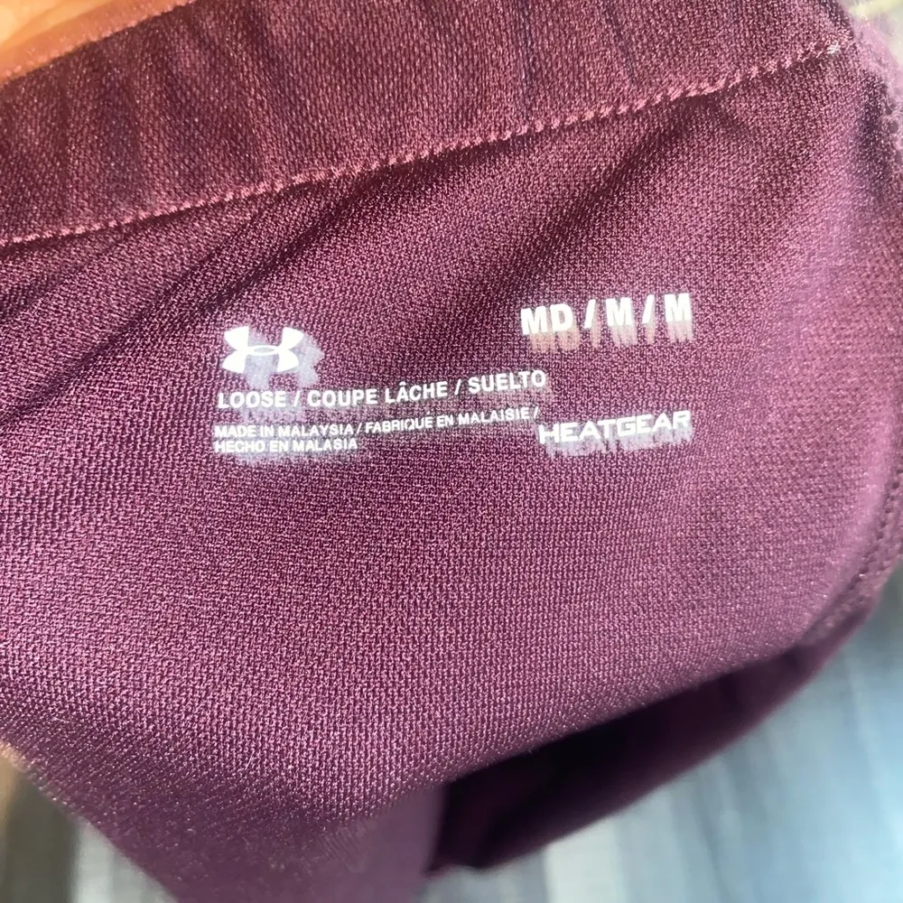 Under Armour Black and Pink Athletic Shorts Performance Fit - Image 6