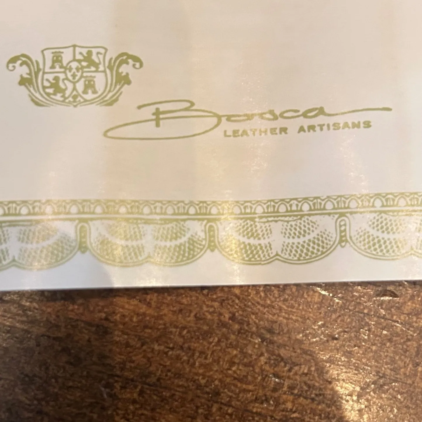 Vintage Bosca Old Leather Moda di Roma Wallet Coin Purse Hand Stained Hide 1970s Brown - Image 11