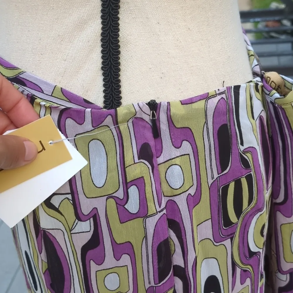 NWT Notations Mid Length Patterned Skirt - Image 9