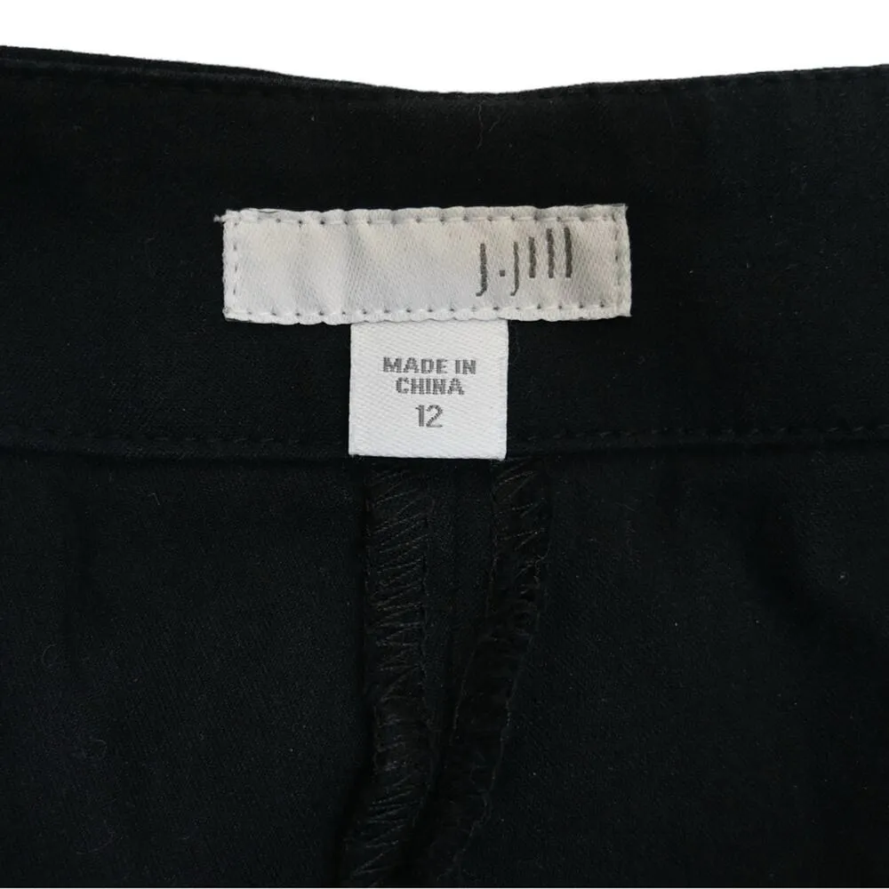 J. Jill Womens 12 Black Straight Leg Pants - Image 9