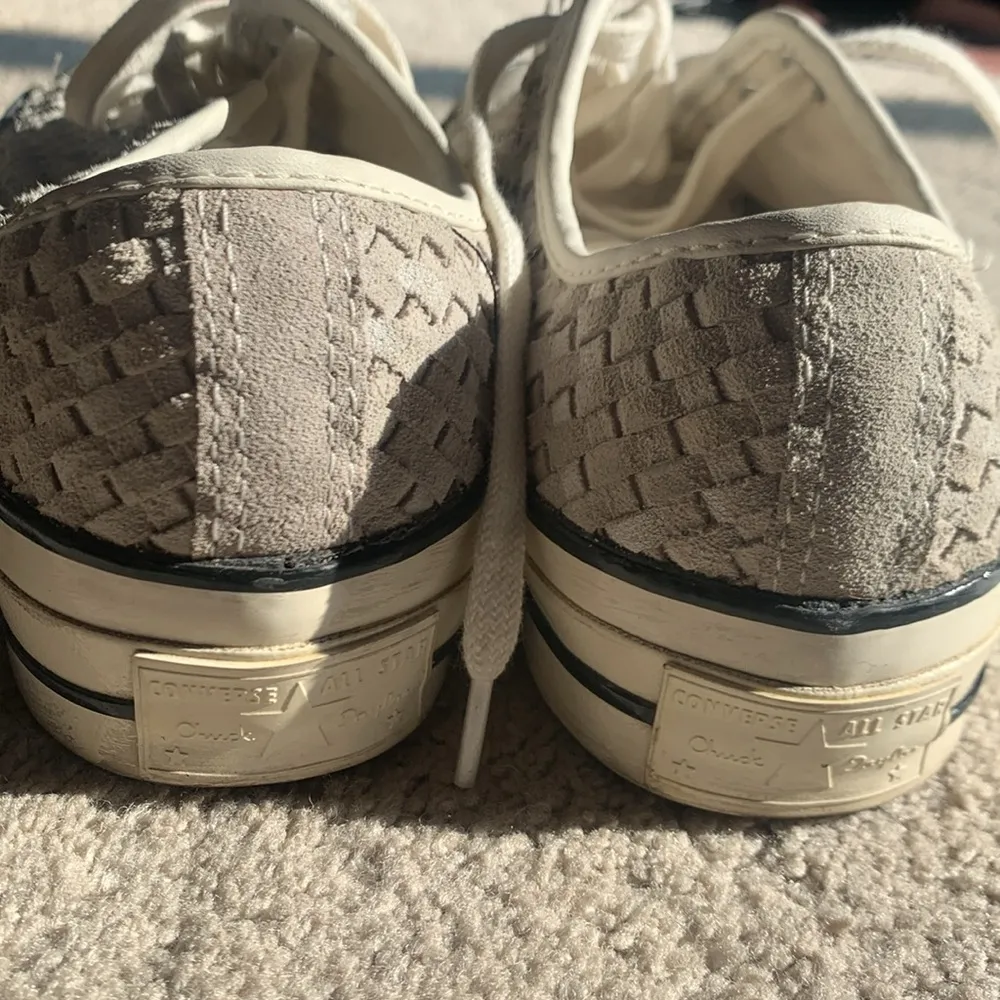 Converse Chuck Taylor All Star 70, WOVEN SUEDE-GREY/WHITE, 6 Men’s / 8 Women’s - Image 4