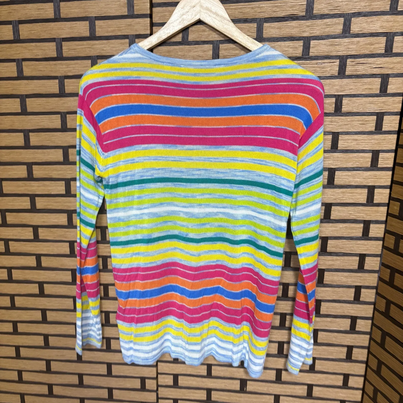Soft Surroundings Multi Stripe Sweater Size XS Petite - Image 2