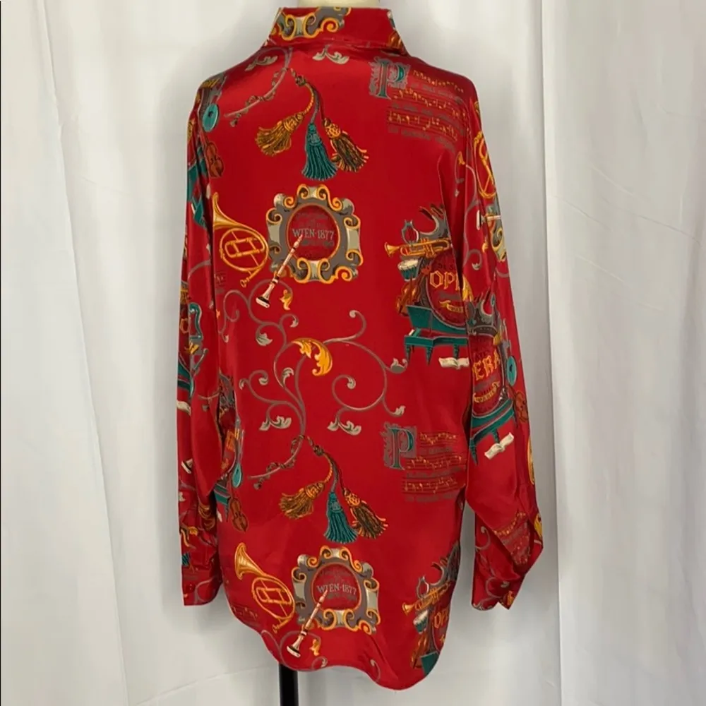 Vintage Linda Allard Ellen Tracy Blouse 6 - Image 8