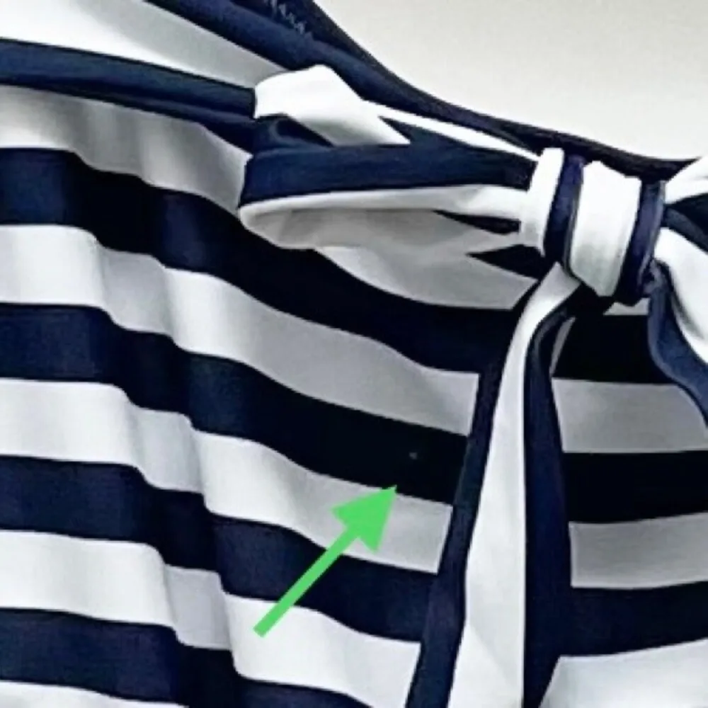 NWT Cupshe Strapless One-Piece Swimsuit Tie-Back Bandeau Cutout Size Medium NEW - Image 6