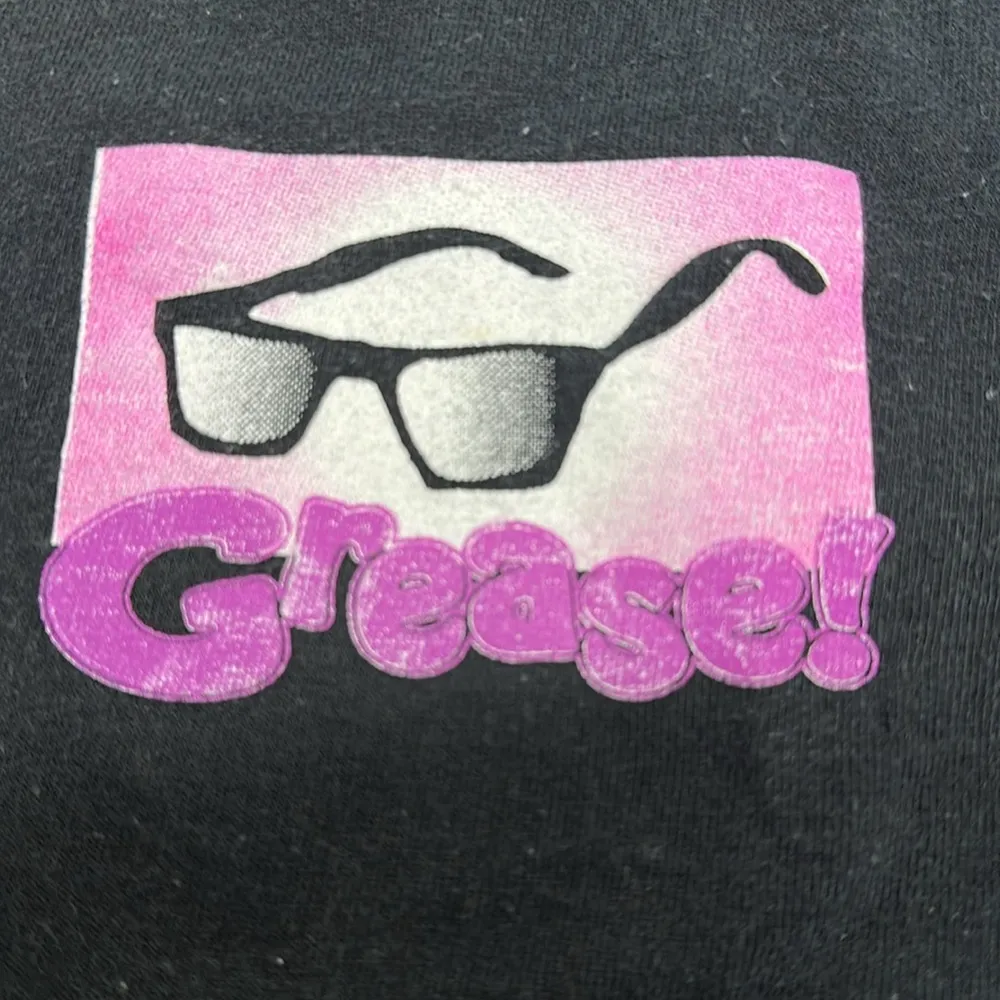 Vintage Grease John Travolta Shirt XL Made USA Danny Zuko VTG Movie Promo Play - Image 6