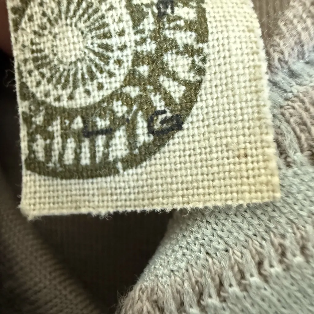 Free People Jacquard Floral Mini Bodycon Tank Dress Gray Mauve Size Large - Image 8