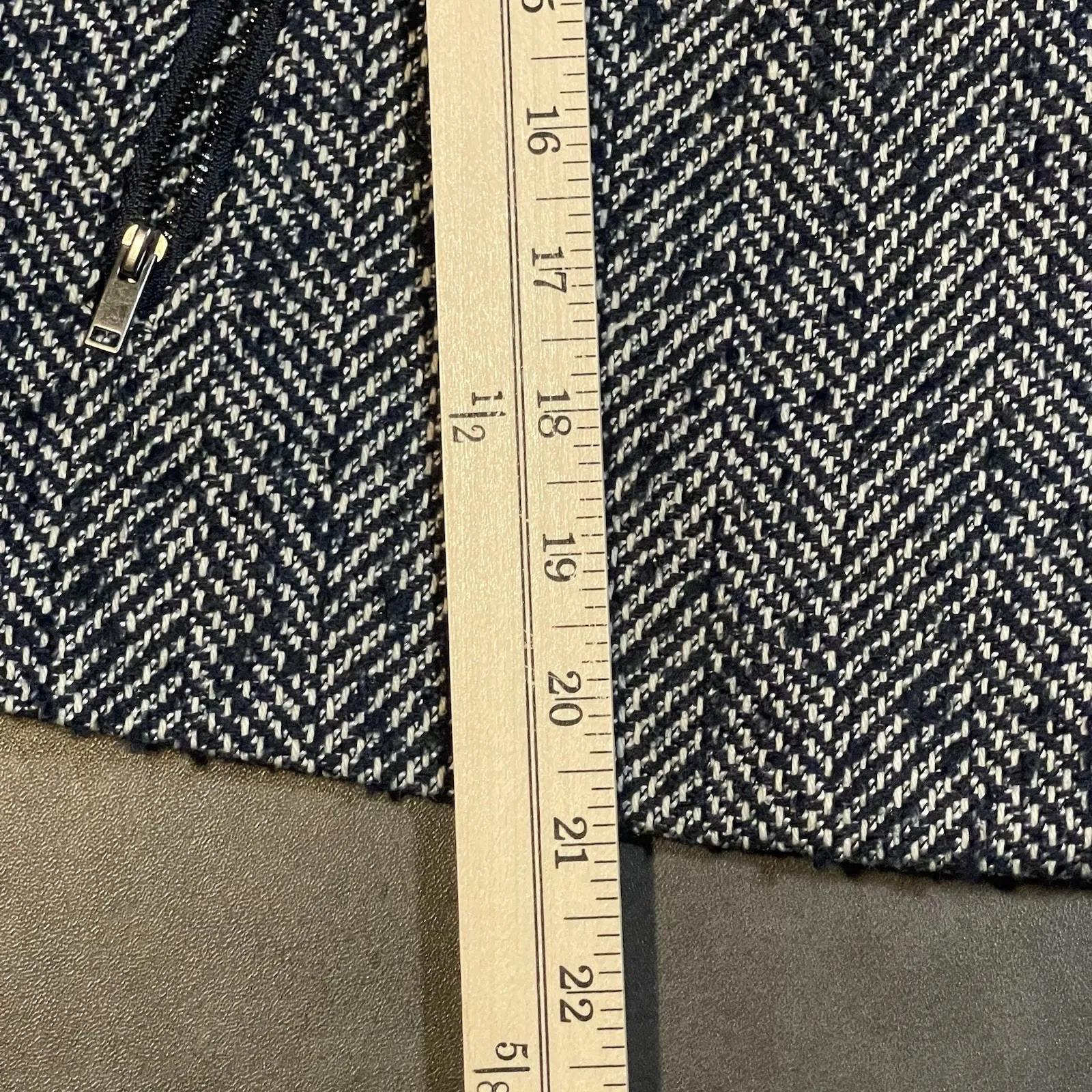 Apt. 9 Womens Jacket‎ Medium Blue/White Fringe F-41 - Image 7