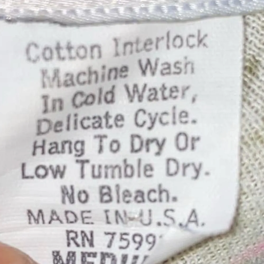 Valerie Fitzgerald Vintage Floral Print Cotton Belted Lounge Robe Size M Pink Size M - Image 6