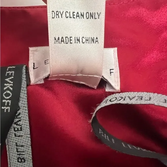 Bill Levkoff Red Strapless Ruched Satin Formal Dress Size 20 Plus Size Dress - Image 5