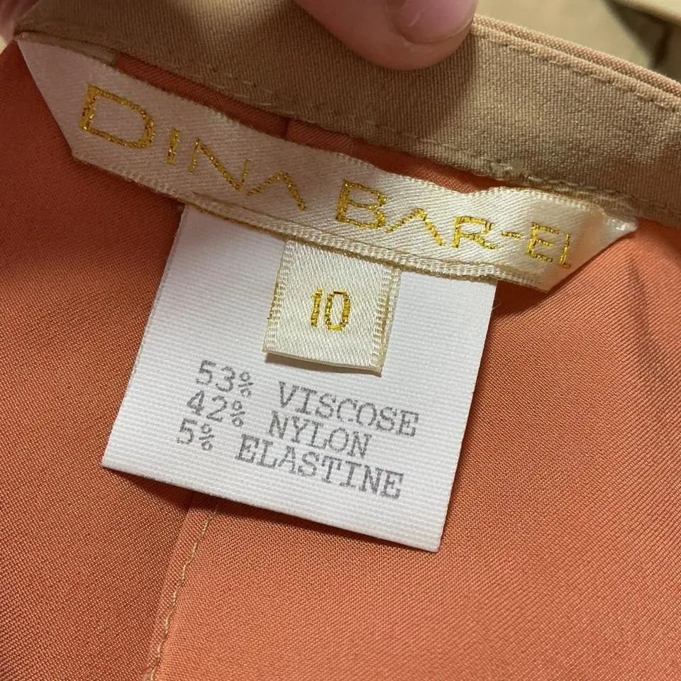 Vintage Skirt Suit Set,‎ Career Business Professional Blazer & Mini Skirt Tan Size 10 - Image 4