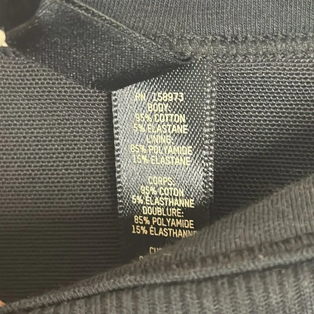 Skims cotton rib onesie in color soot size medium - Image 10