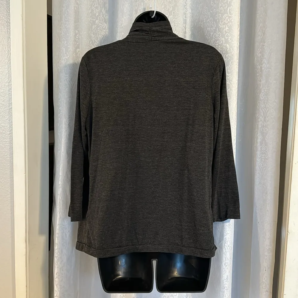 FOREVER FASHION EMBELLISHED DUSTER SZ: PL Gray Size undefined - Image 3