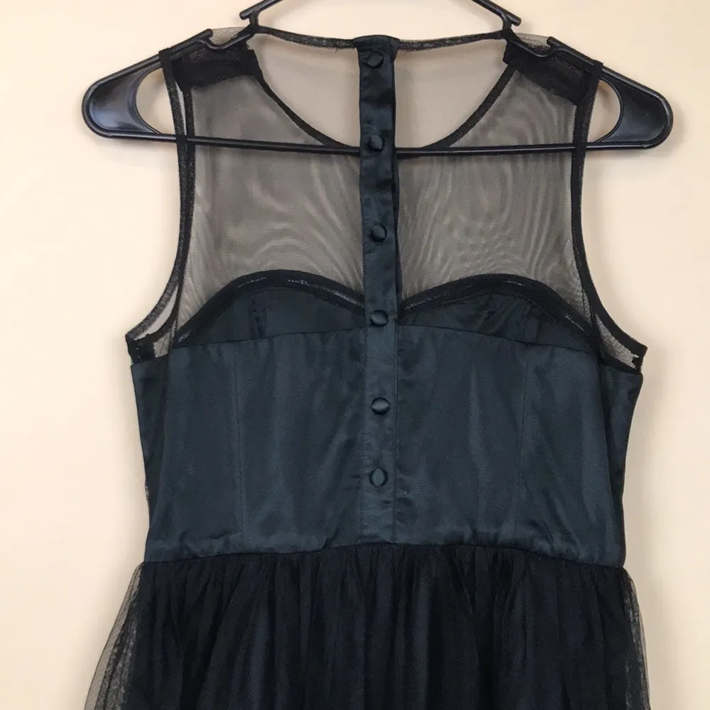 Geode Women’s Floral Embroidered Mesh Fit and Flare A - Image 6