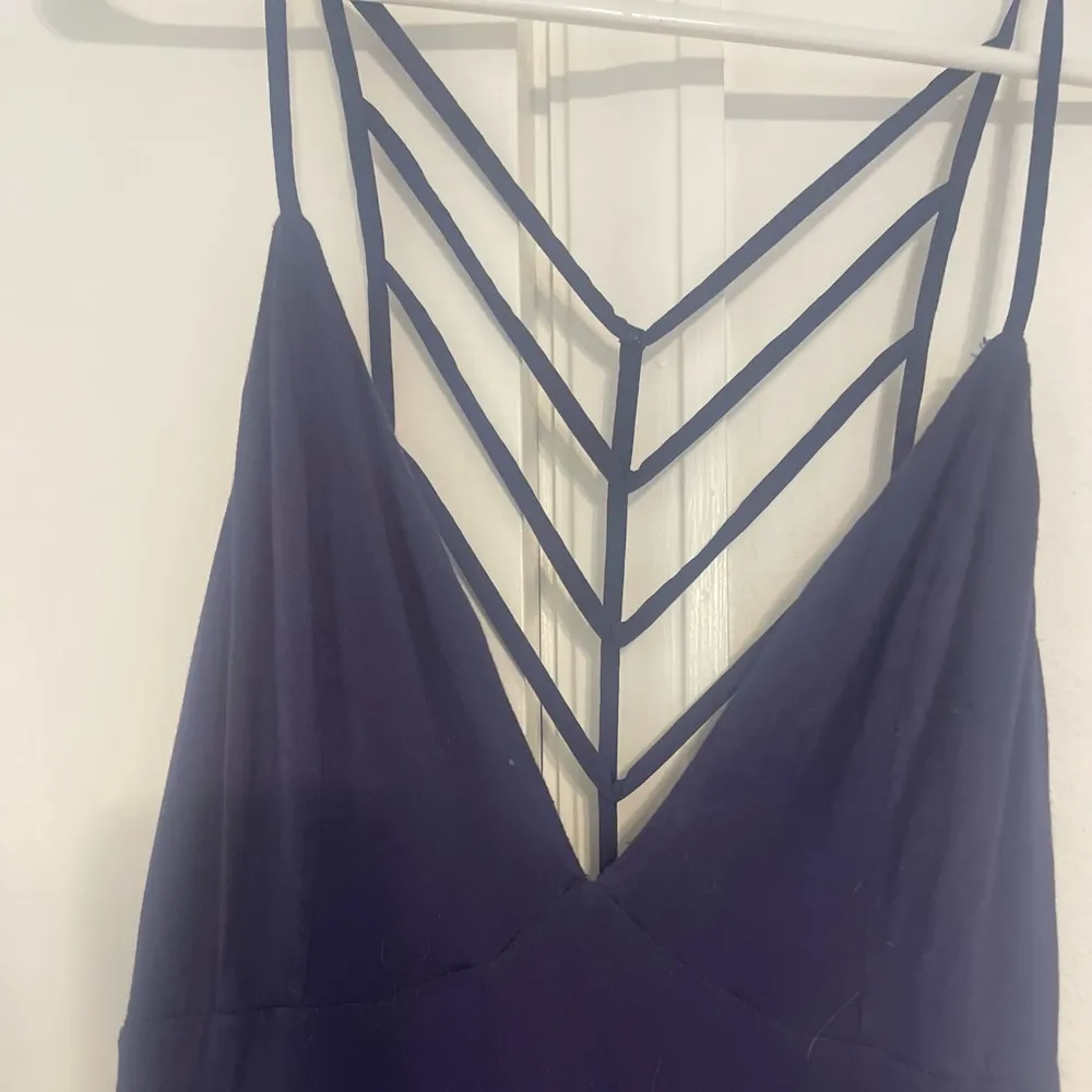 | Dark navy blue maxi dress - Image 2