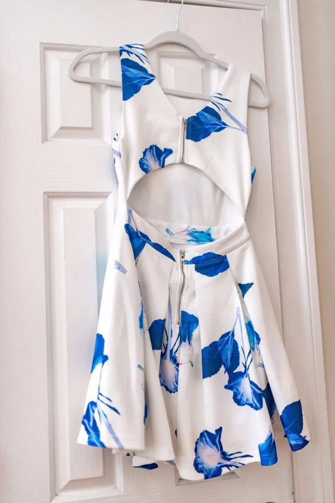 Lulus Flowery Mini dress  - Image 4