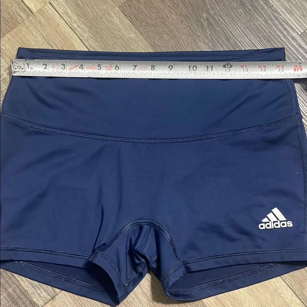 Adidas Blue Athletic Shorts‎ Moisture-Wicking Mid-Thigh - Image 4