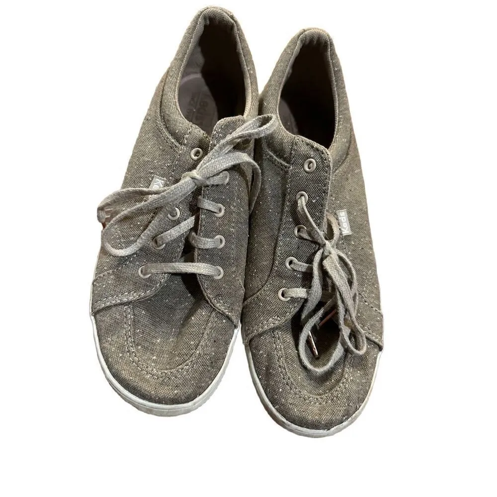 Keds Center Slub Low Top Sneakers Women’s 7.5 specked dream Gray White Soles - Image 4