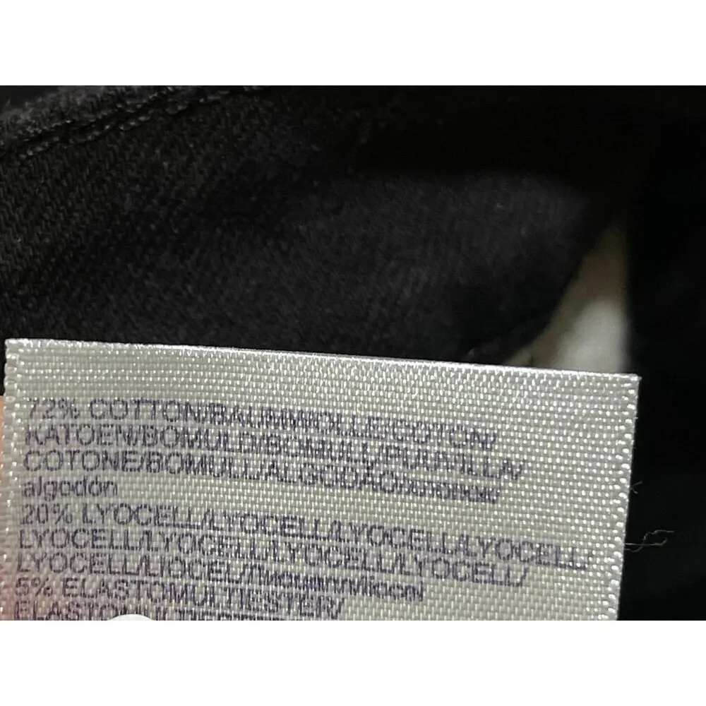 NYDJ Alina Denim Legging Jegging Black Stretch Size 8 LiftXTuck - Image 8