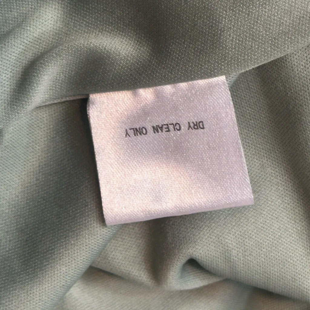 Birdy Grey Classic Sage Gene Cross Front Halter Style Maxi Gown Dress Size XL - Image 8