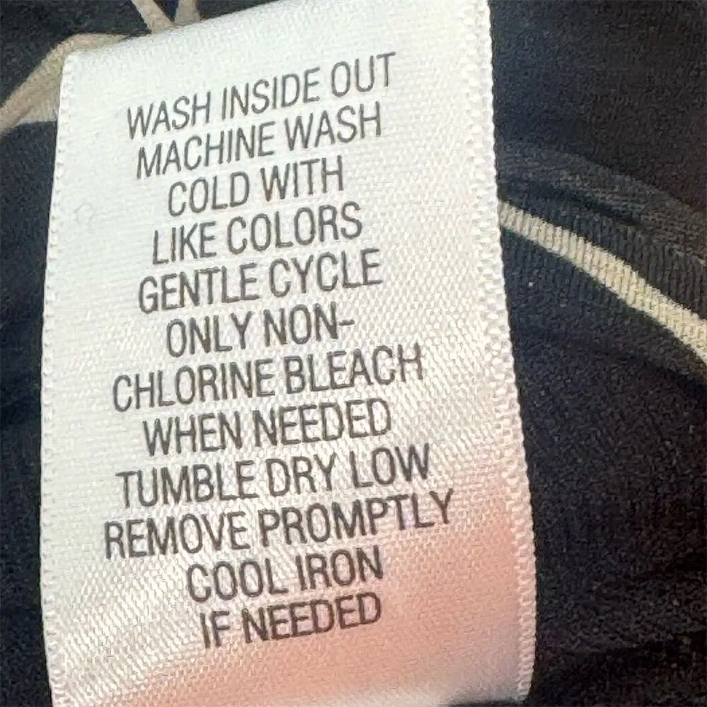 Dana Buchman Cowl Neck Sleeveless Top L Abstract Black Beige Geometric Print - Image 9