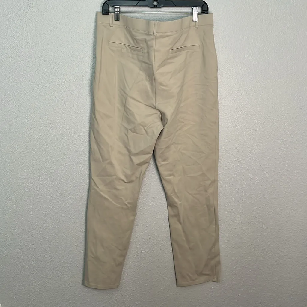 Quince Stretch Ponte Pant Ecru Size XL - Image 8