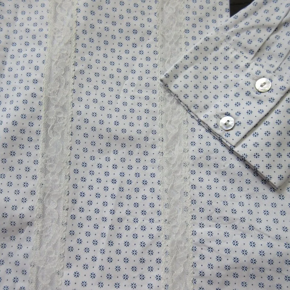 NWT Tuckernuck Callahan in Malibu Mornings Lace Inset Shirt Dress XXL - Image 3