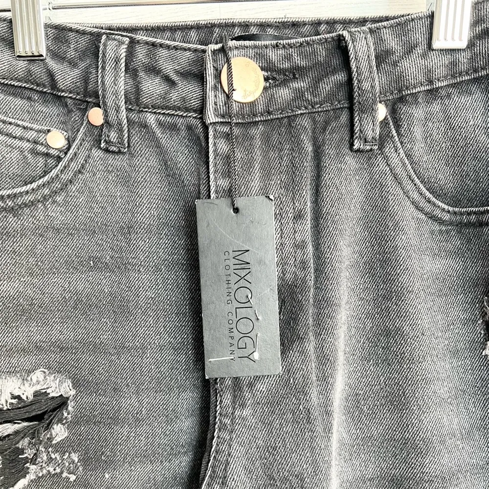 Brooklyn Karma Distressed Red Racing Stripe Jeans - Image 7