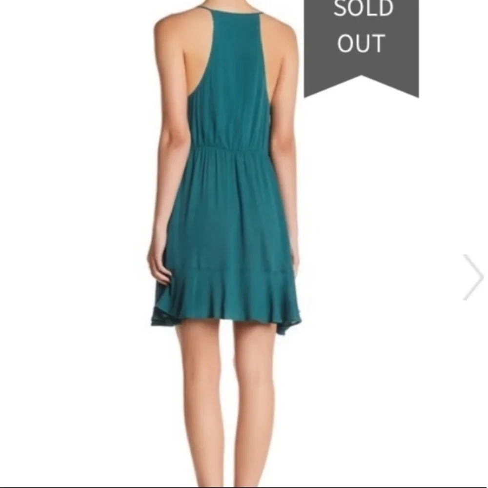 Free Press dress NWT green‎ ruffled Nordstrom Medium - Image 2