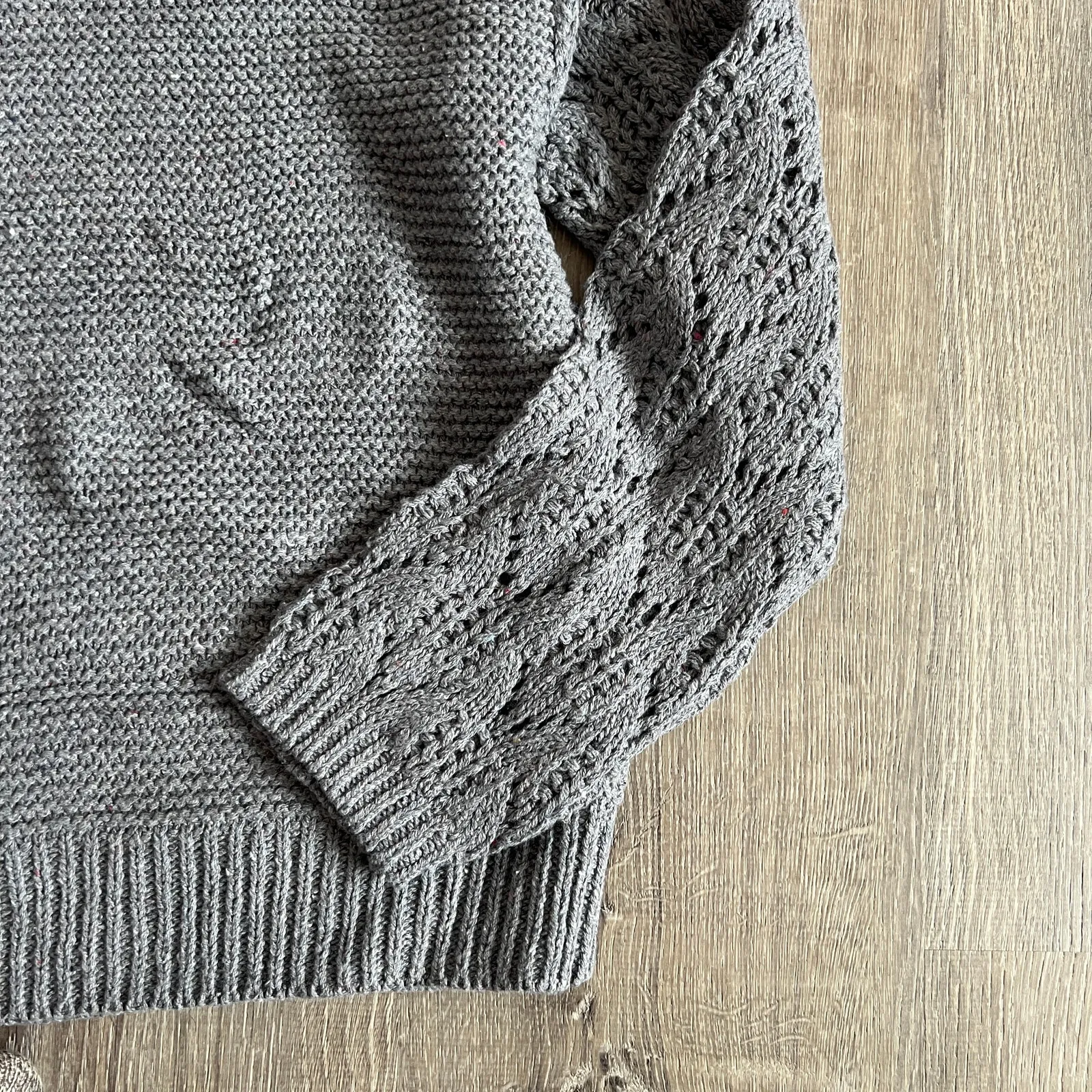 Universal Threads Universal Thread Gray Purple Mock Neck Detail Pullover Sweater - Large - NWT - Image 8