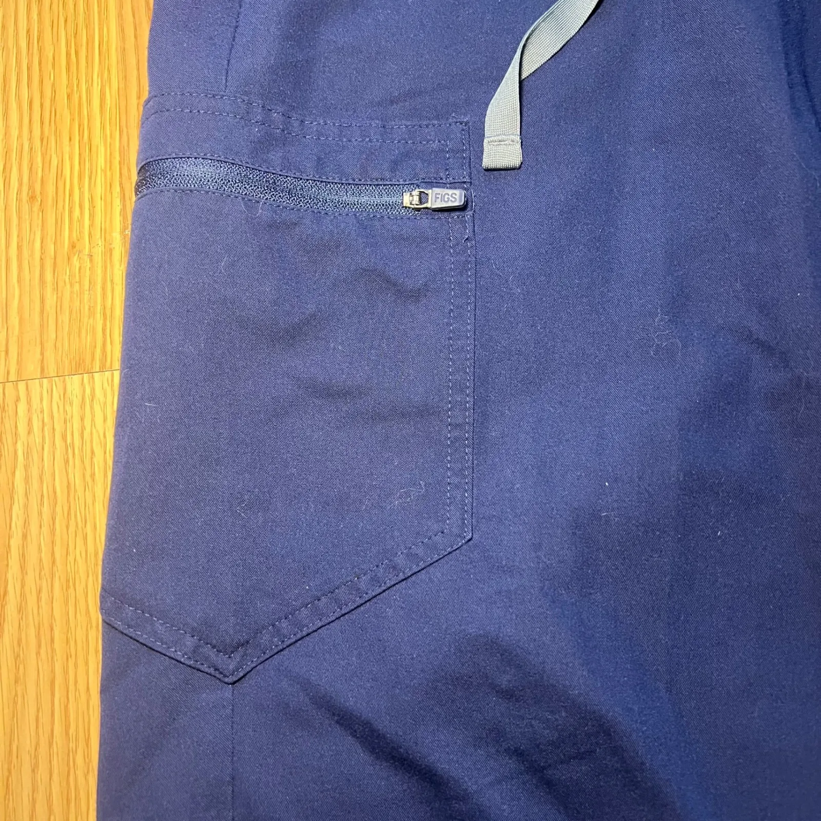 FIGS Zamora Scrub Pants Navy Blue Technical Collection Womens LP Joggers Medical - Image 8