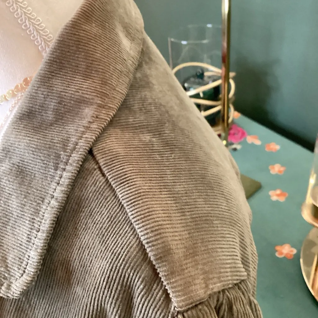 St. John's Bay Olive Corduroy‎ Blazer - Image 5