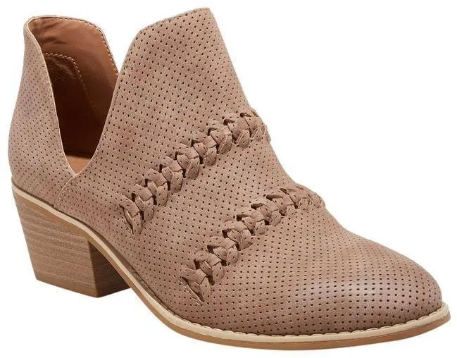 Universal Thread Brown Braided Autumn Cutout Booties - Image 2