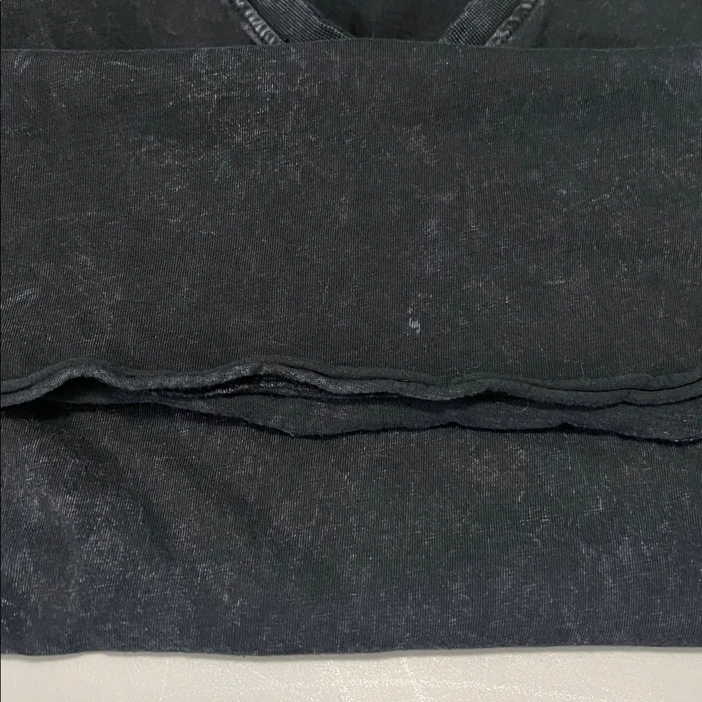 Harley Davidson VNeck Graphic Baby TShirt Black Estimate Size Medium - Image 3