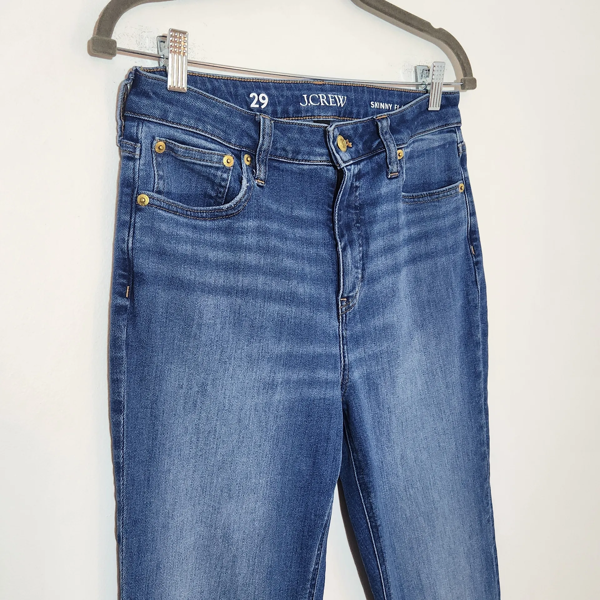 J. Crew Women's Flare Leg Jeans Size 29 J. Crew Skinny Flare Denim - Image 3
