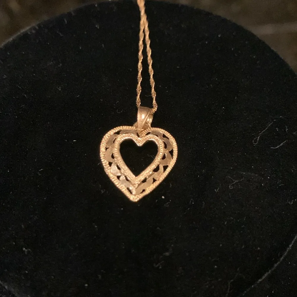 14k JJT 🇮🇹 Gold ❤️ Pendant & Necklace - Image 8
