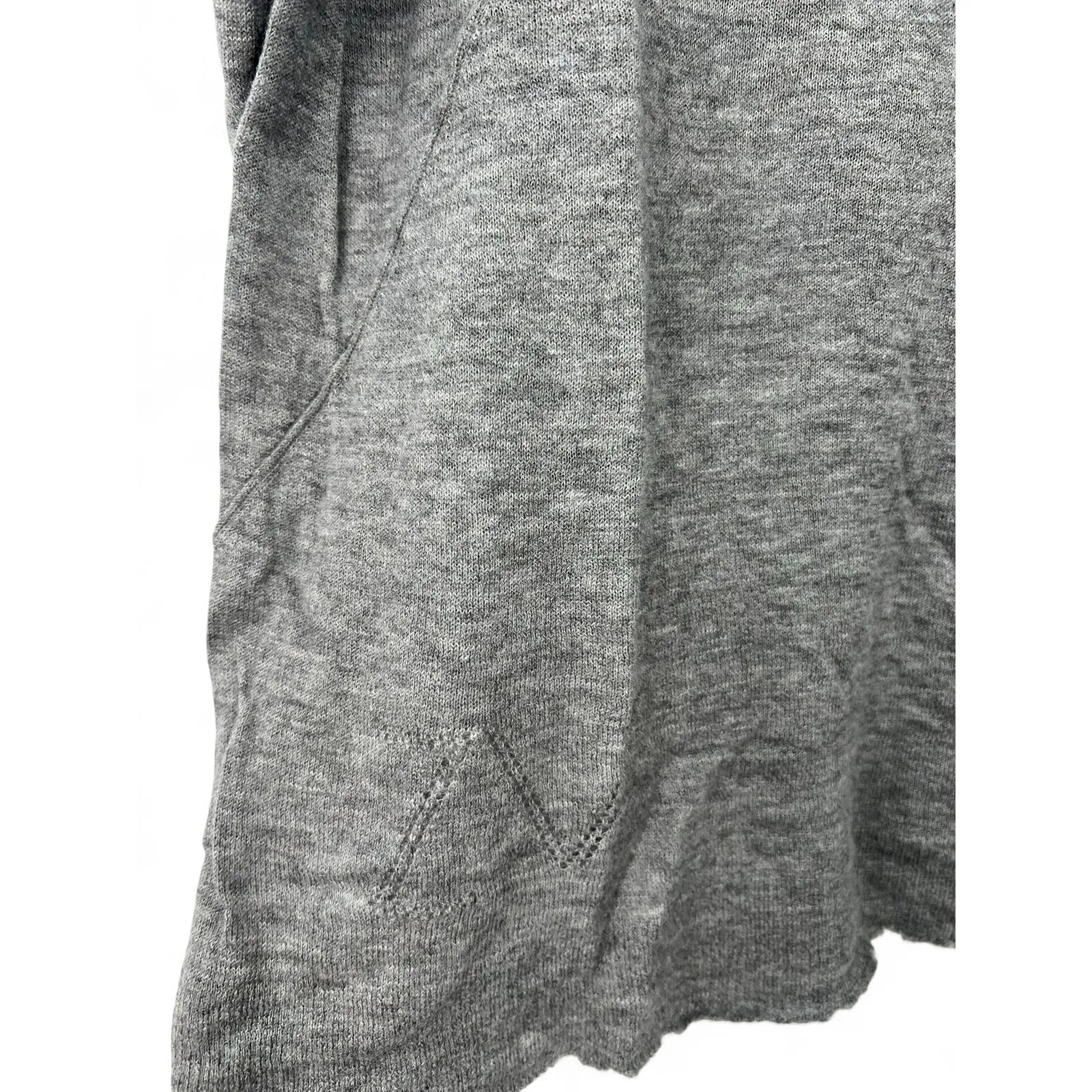 zadig voltaire  XS Pure Cashmere Sweater Knit Metallic Silver Star Elbows Knit - Image 8