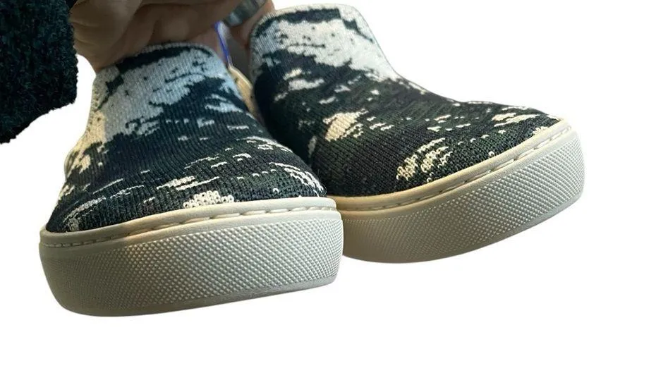 Rothy’s Sea Green Shibori Original Slip On Sneaker, Sz 9 - Image 11