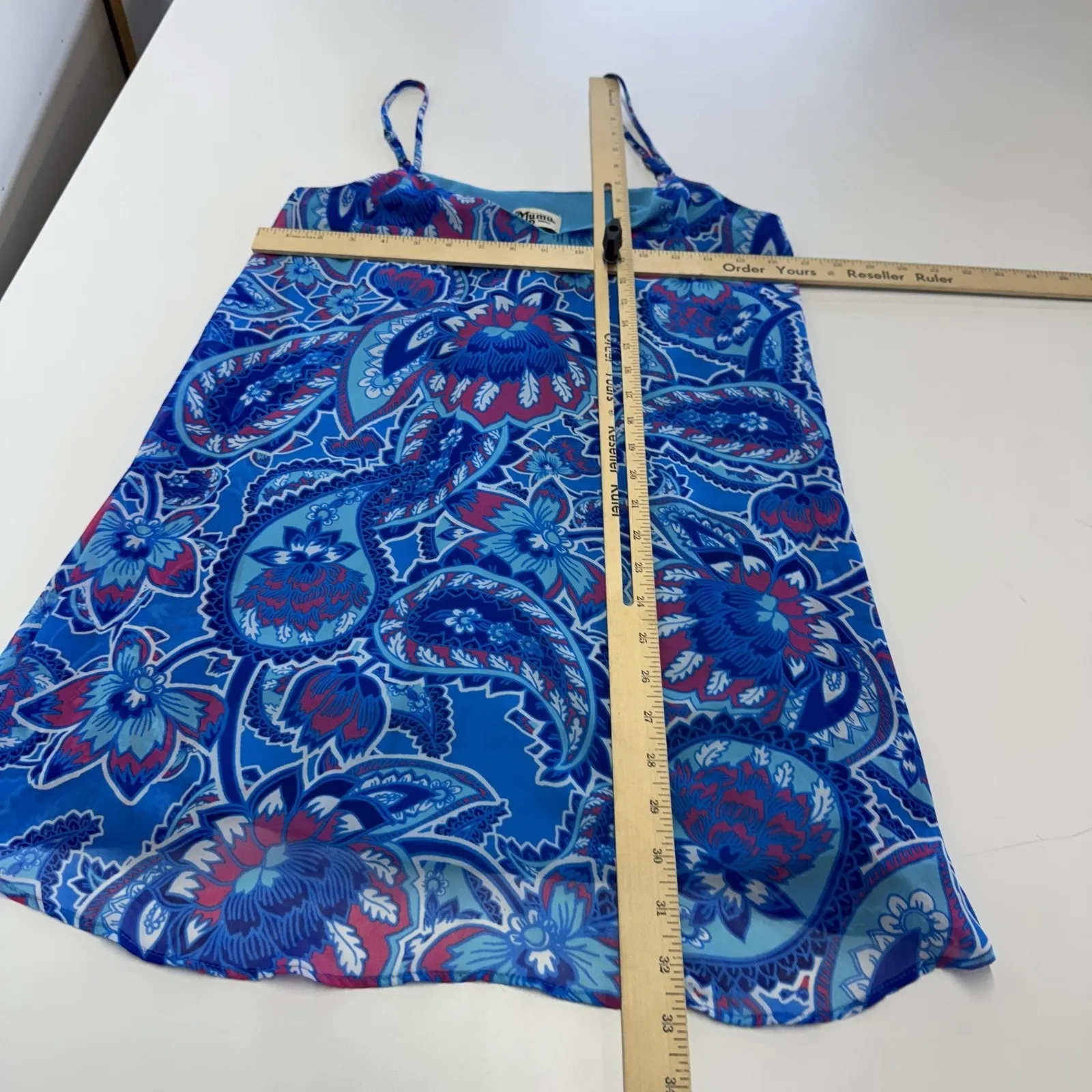 Show Me Your Mumu‎ Dress Womens Small Blue Circus Mini Floral Paisley - Image 8