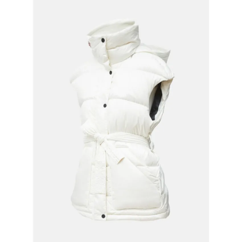 Perfect Moment Oversized Down Ski‎ Vest Medium Ski Cold Puffer Outdoor Snow White - Image 3