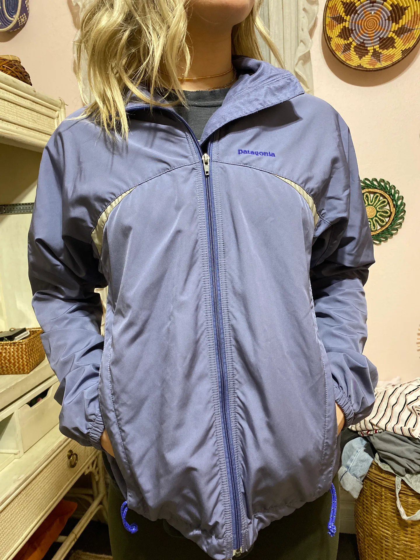 Patagonia Wind Breaker Style Jacket Size S - Image 12