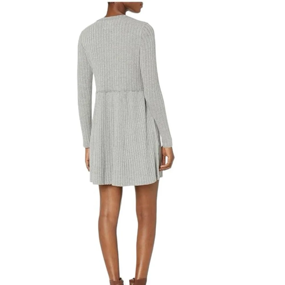 Lucky Brand Grey Womens Cloud Jersey Wide Ribbed Dress Size XL - Image 2