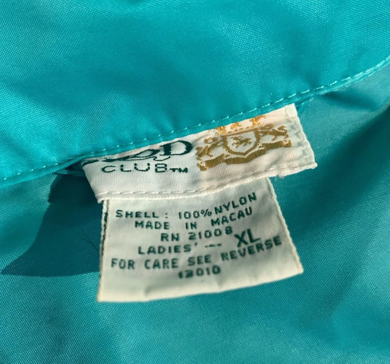 Vintage 90s  Club Multicolored Rain Jacket - Image 2