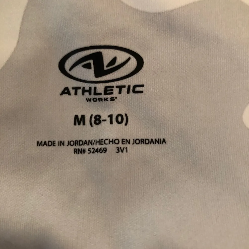 ATHLETIC WORKS Biker Shorts Size Medium 8-10 Womens Camouflage Pull On Grays New - Image 7